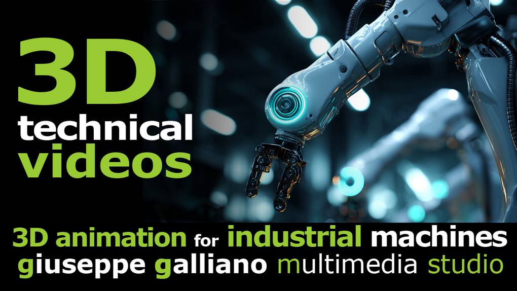 3d animation industrial machinery